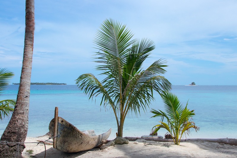 Spiaggia a San Blas